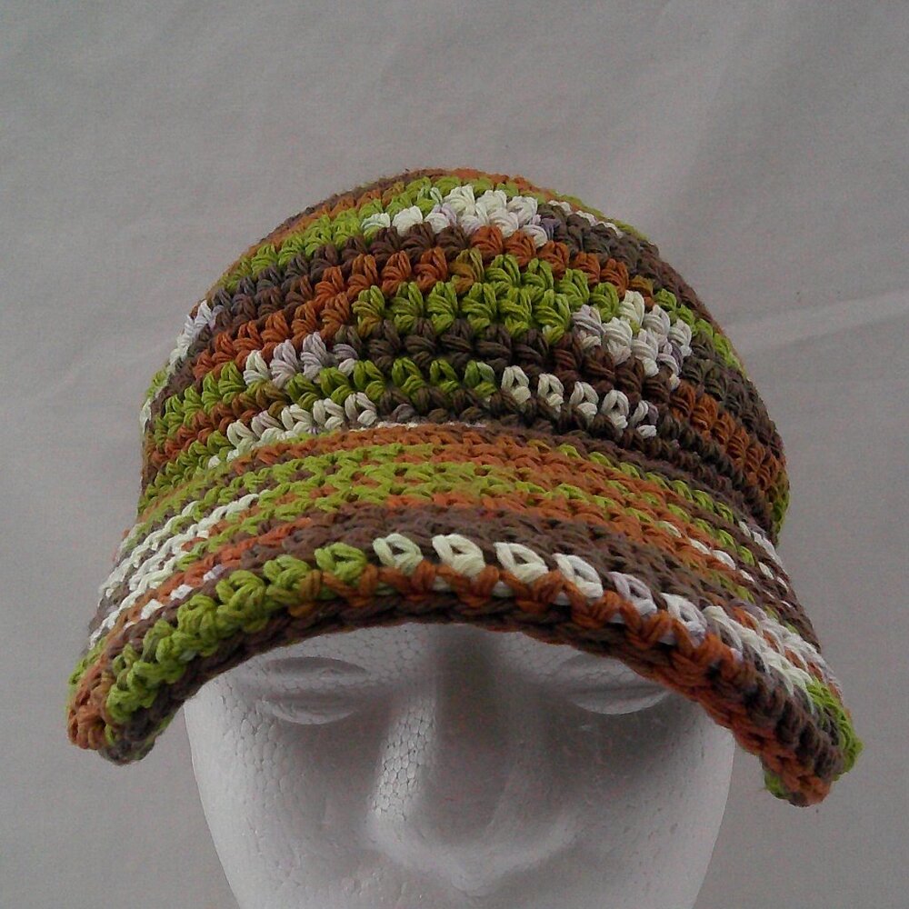 Handmade Crochet Baseball Cap - Picture 2 of 5